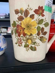 Vintage Floral Ceramic Pitcher/Creamer