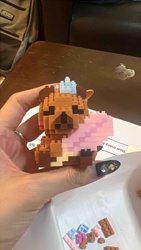 Dog with Ice Cream Nanoblock/Micro Block Figure