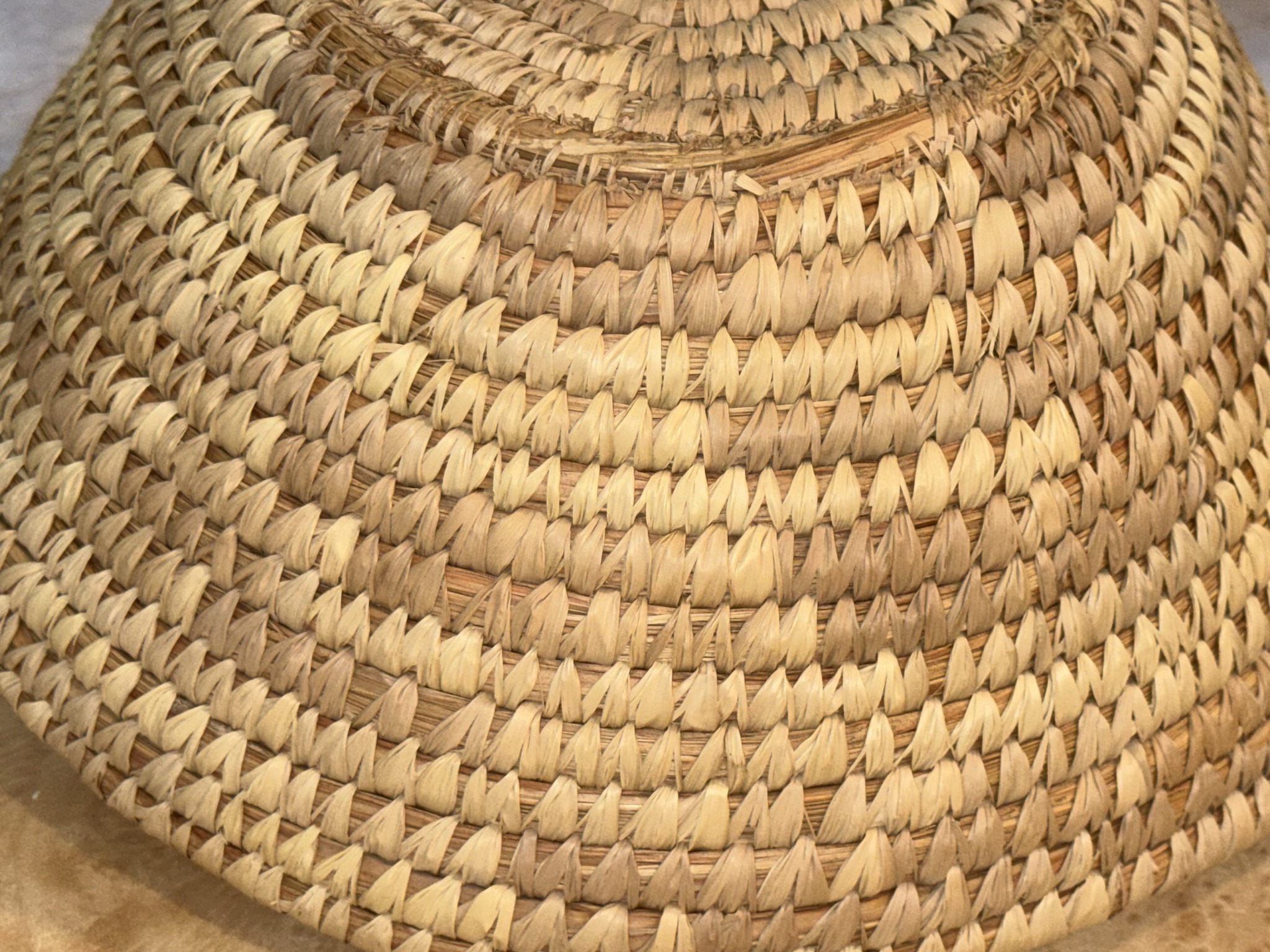 Submitted photo of Hand-woven coiled basket