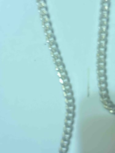 Silver-Toned Curb Chain