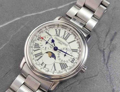 Frederique Constant Business Timer Moonphase Watch