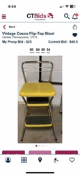 Vintage Cosco Flip-Top Stool