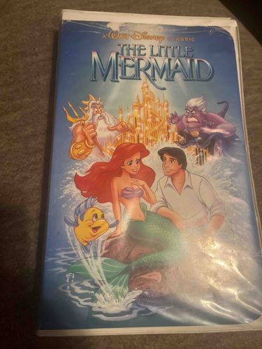 Disney The Little Mermaid Black Diamond Edition VHS (Error Print Castle)