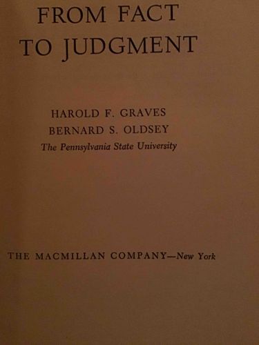 FROM FACT TO JUDGMENT