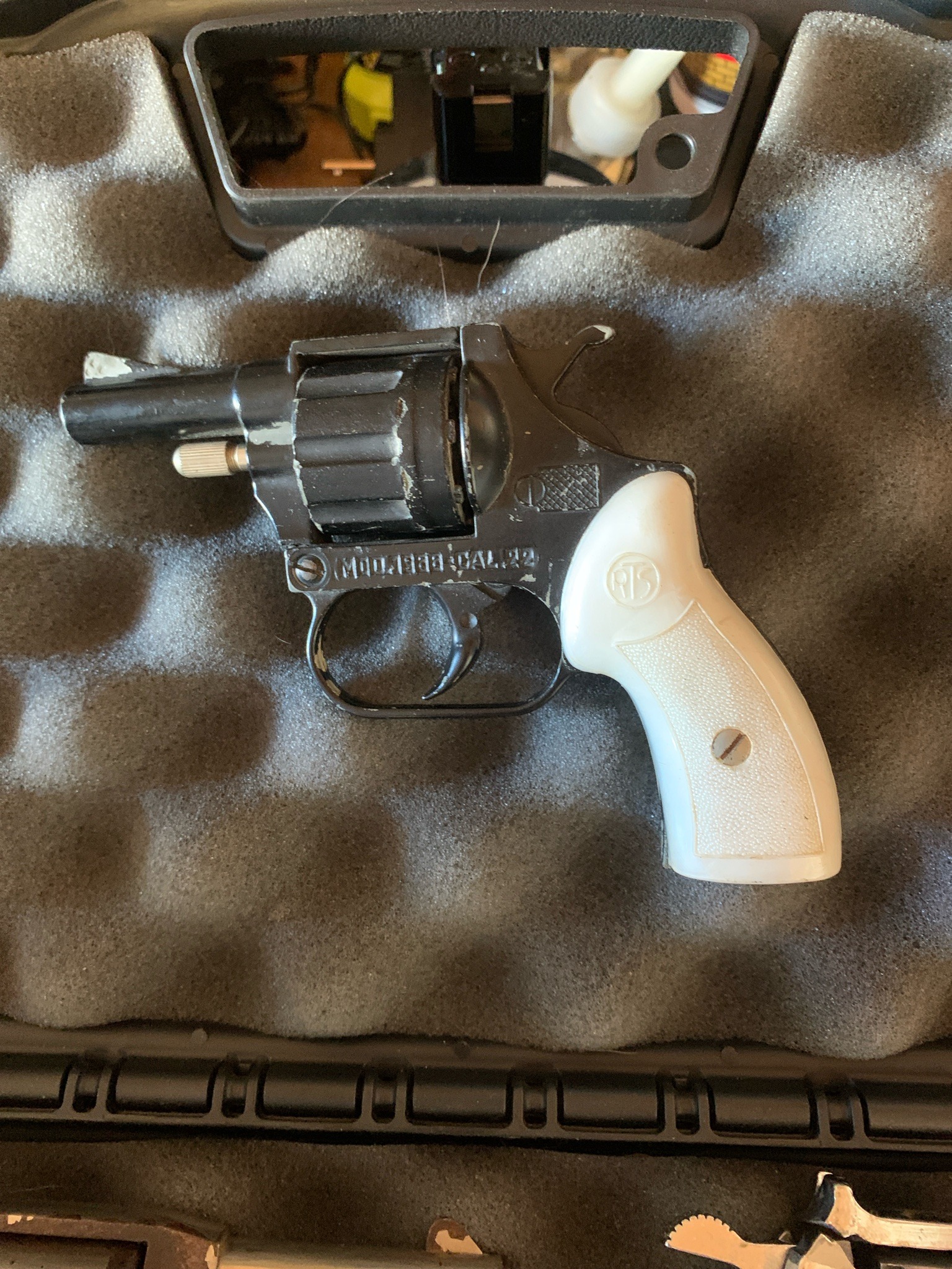 Submitted photo of Vintage RTS-style .22 caliber starter pistol