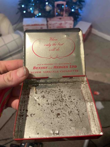 Vintage Benson & Hedges 'Super Virginia Cigarette' Tin