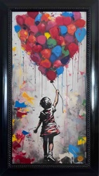 Heart of Balloons Painting
