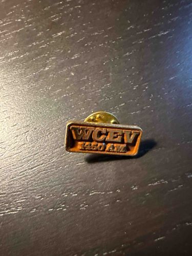 WCEV 1450 AM Radio Station Lapel Pin
