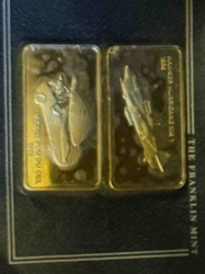 The Franklin Mint Golden Age of Aviation 2-Bar Set