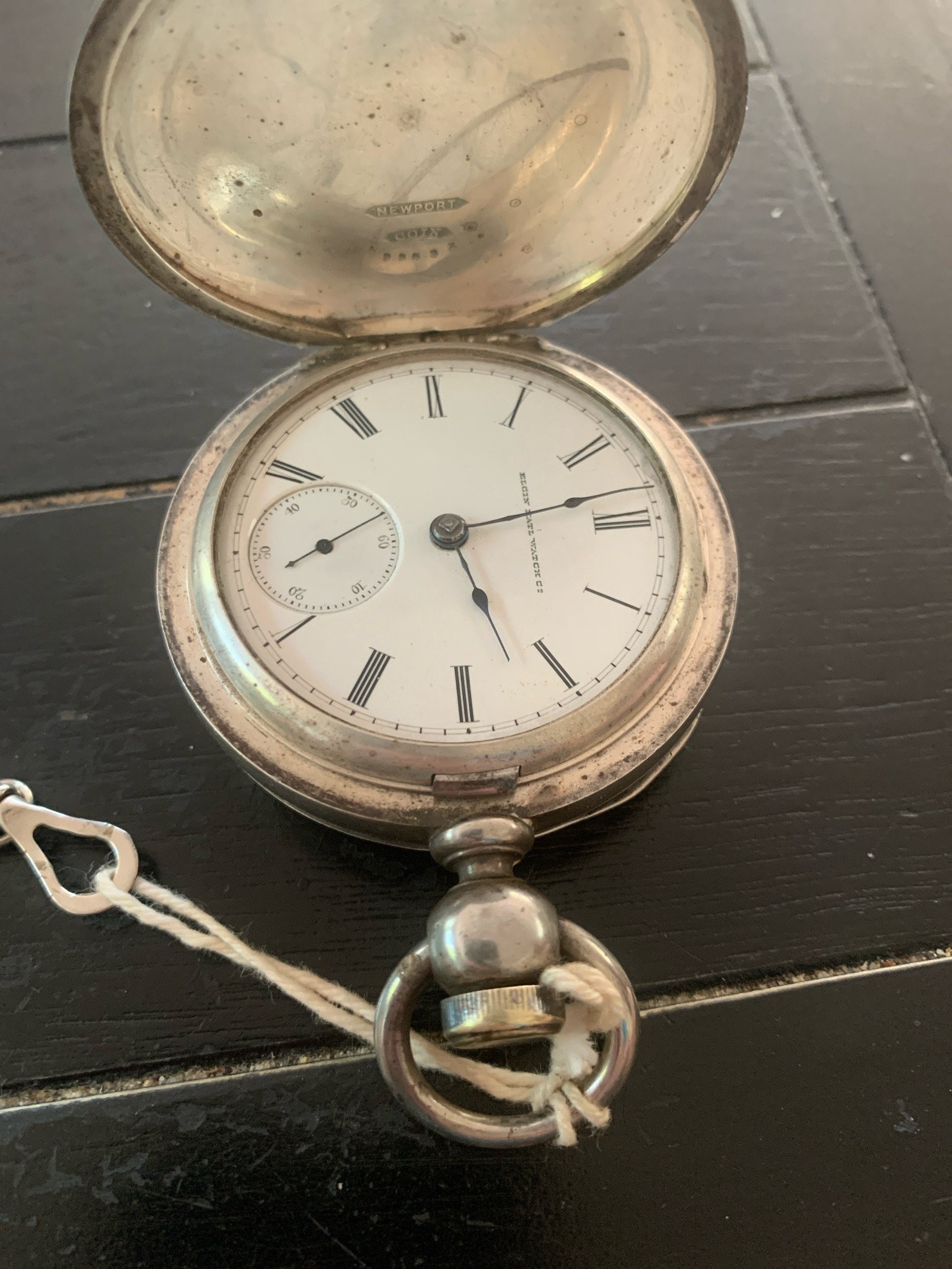 Submitted photo of Elgin pocket watch (not authenticated)