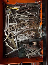 Assorted Hand Wrenches and Tools in Drawer