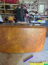 Vintage Hard-Shell Suitcase