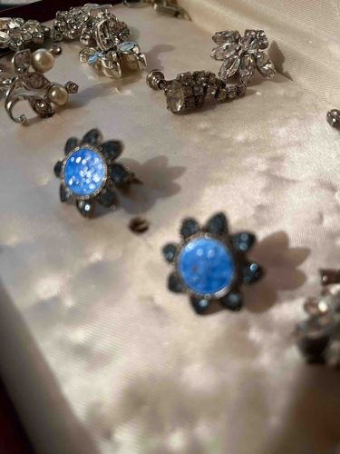 Assortment of Vintage Costume Jewelry Earrings