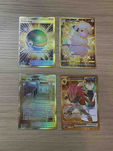 Assorted French Pokémon Trading Card Game Secret Rare Cards