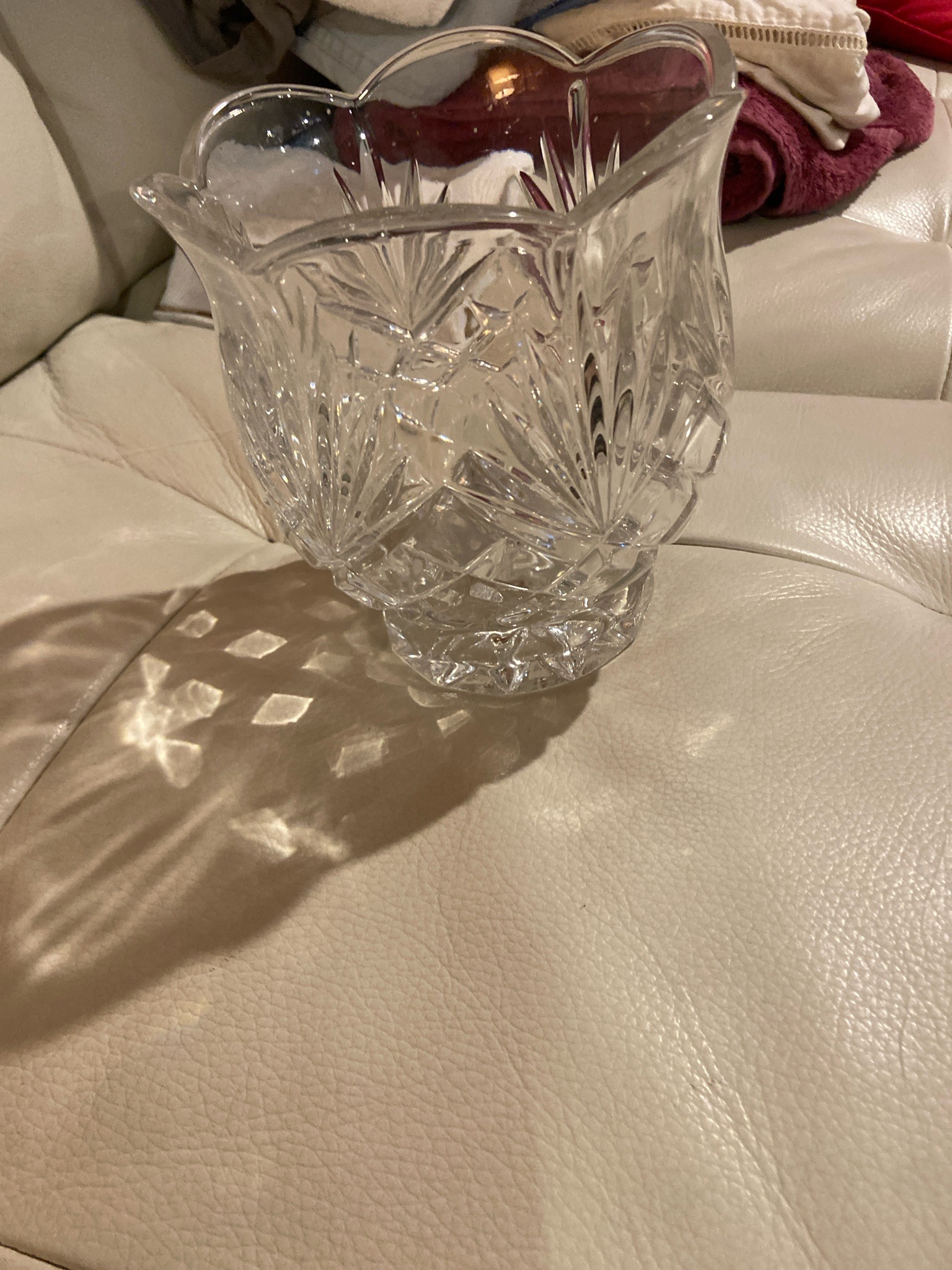 Submitted photo of Cut crystal vase