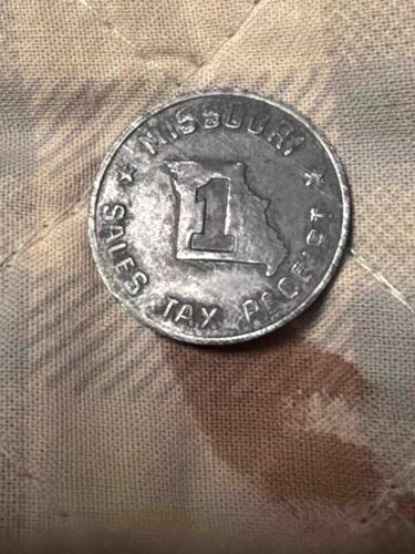 Missouri 1-Cent Sales Tax Receipt Token