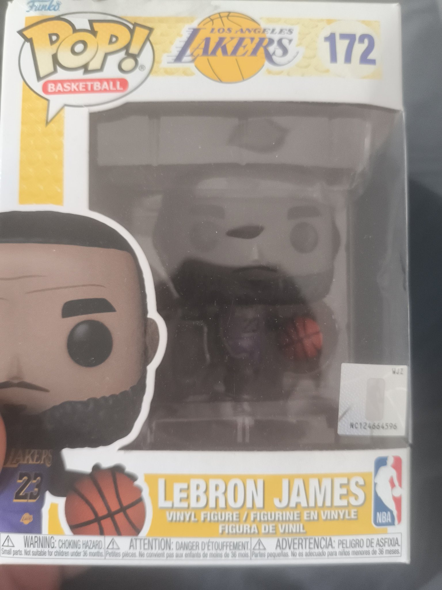 Submitted photo of Funko Pop! LeBron James Los Angeles Lakers Vinyl Figure 172 (not authenticated)