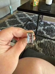 Rectangular Faceted Gemstone Statement Ring