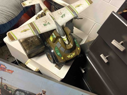 Toy Military Tank and Airplane Playset