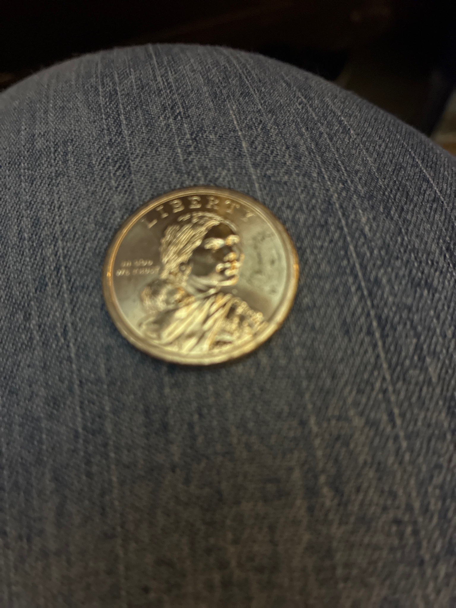 Submitted photo of Sacagawea dollar coin (unauthenticated)