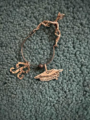 Graduation-Themed Wine Glass Charm