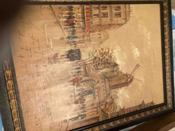 Parisian Street Scene Painting