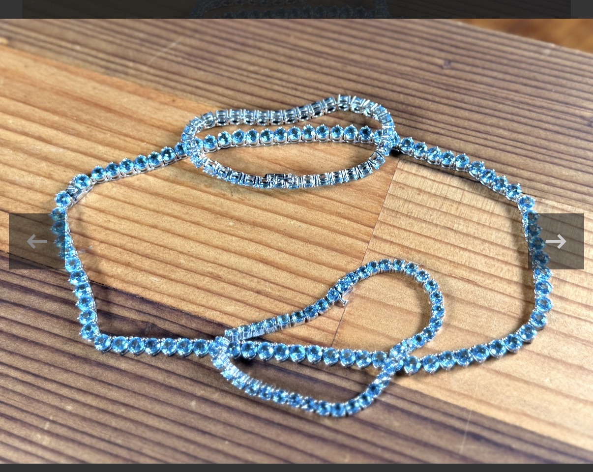 Submitted photo of Blue Topaz and Sterling Silver Jewelry Collection (unverified)