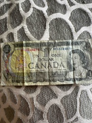 Canadian One Dollar Bill (1973 'Scenes of Canada' Series)