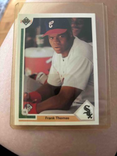 1990 Upper Deck Frank Thomas Rookie Baseball Card