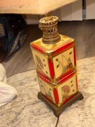 Asian-Inspired Double-Tiered Table Lamp