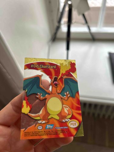 1999 Topps Pokémon TV Animation Edition Series 1 Charizard Card #06