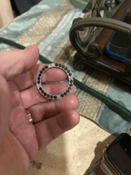 Watch Bezel with Two-Tone Gemstone Setting