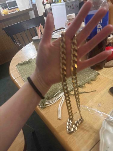 Gold Cuban Link Chain Necklace