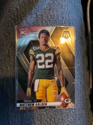 Matthew Golden Green Bay Packers Rookie Football Card