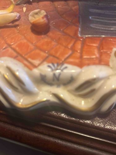 Capodimonte-style Clown Figurine Element