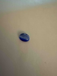 Blue Cat's Eye Cabochon Gemstone