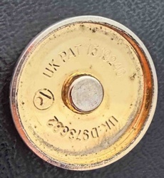 Magnetic Purse Closure with UK Patent Markings