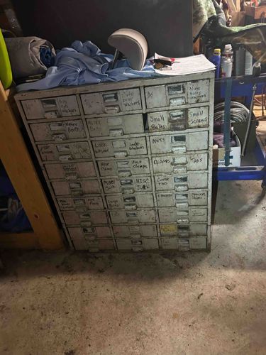Multi-Drawer Metal Parts Bin / Hardware Organizer Cabinet