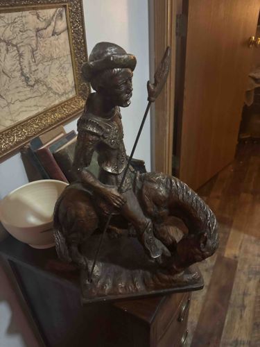 Equestrian Warrior Sculpture