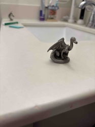 Pewter Dragon Figurine