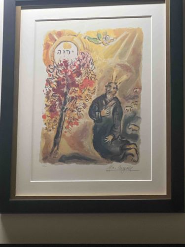 Marc Chagall, 'Moses and the Burning Bush', from The Story of Exodus (1966)