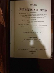 The Law of Boundaries and Fences