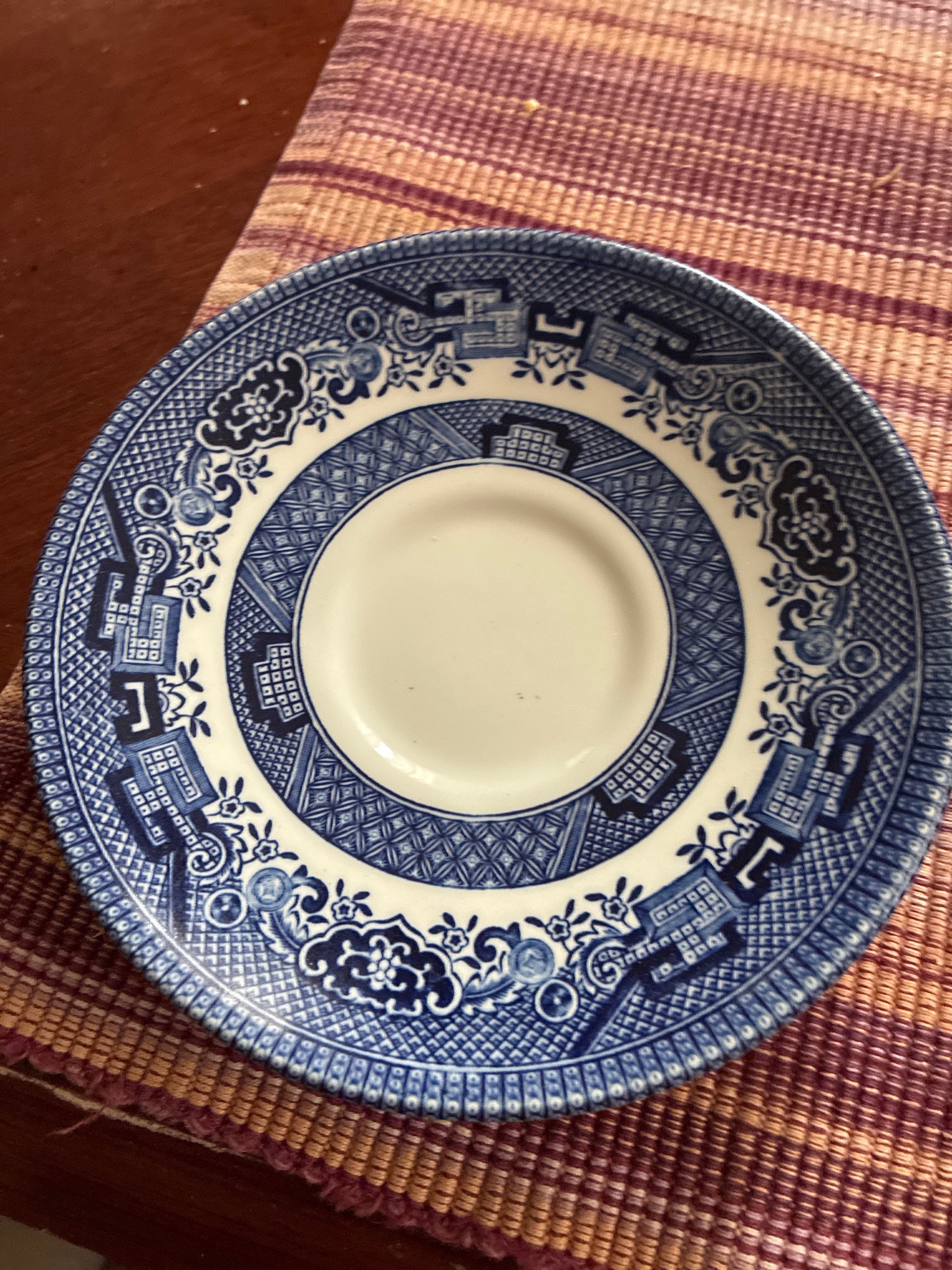 Blue Willow Tea Saucer