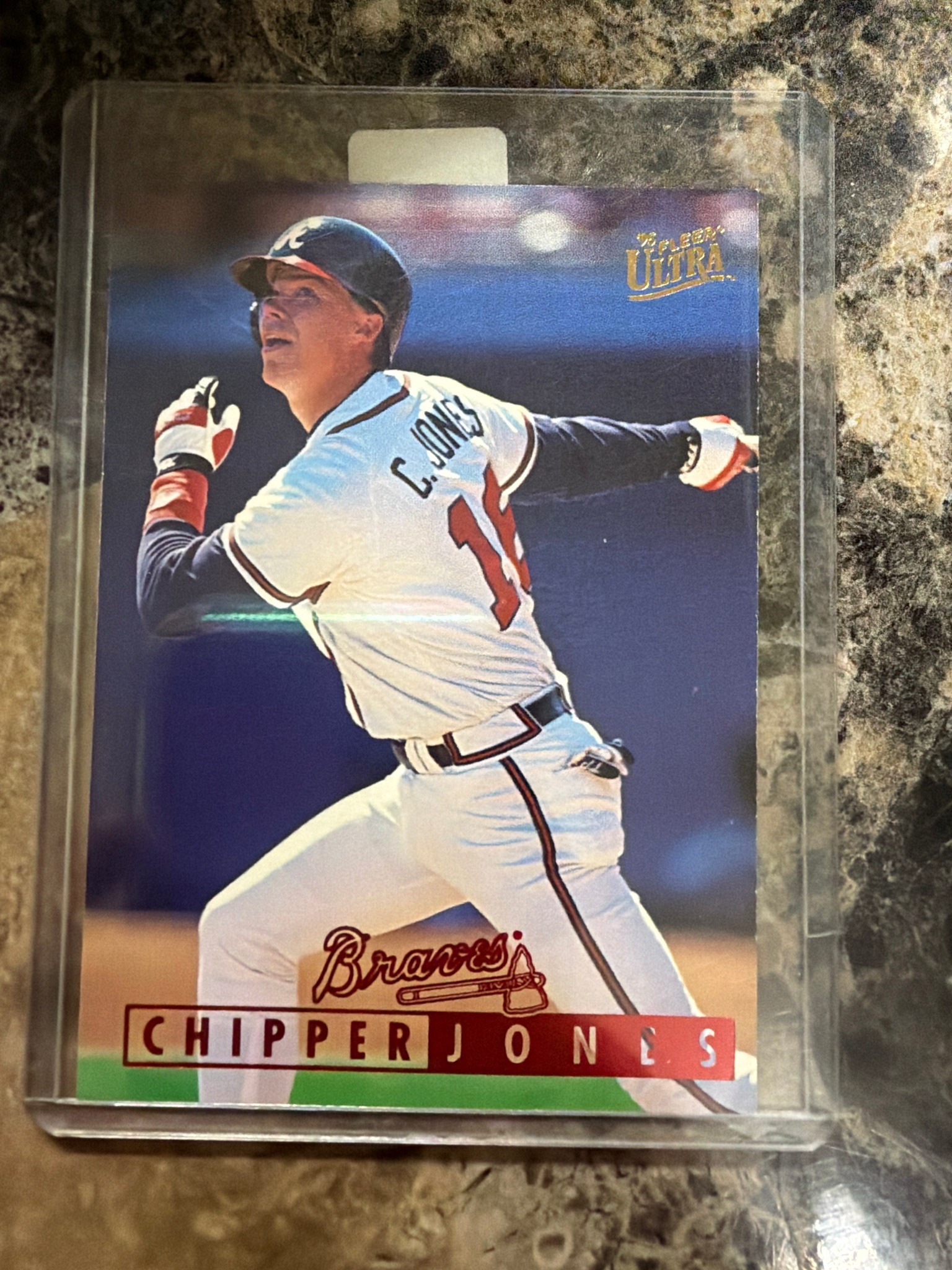 Submitted photo of Fleer Ultra Chipper Jones Baseball Card (not authenticated)