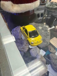 Yellow Volkswagen Beetle Toy Car