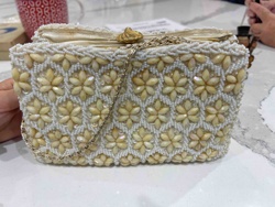 Vivant by Sarnie Beaded Clutch Bag