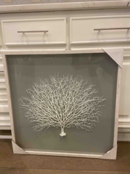 Framed White Tree Wall Art