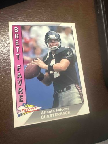 1991 Pacific Brett Favre Rookie Football Card Atlanta Falcons