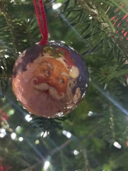Vintage Santa Claus Christmas Ornament