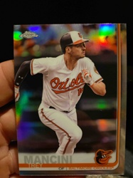 2019 Topps Chrome Trey Mancini Refractor Baseball Card